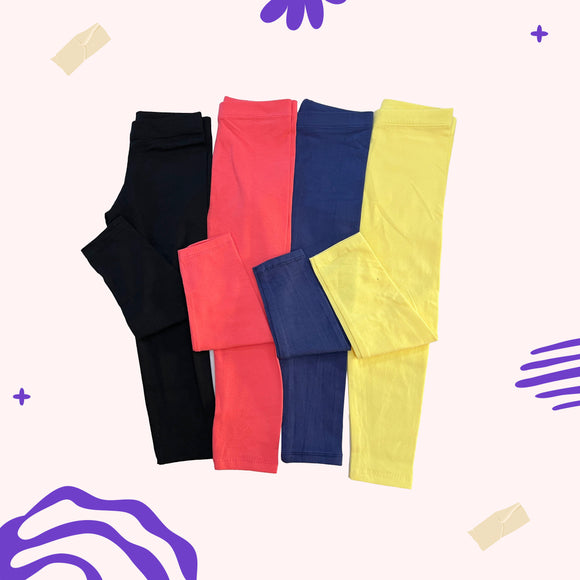 Licras para Niñas - Combos de 4 licras - Comb. #01 - El Pueblito