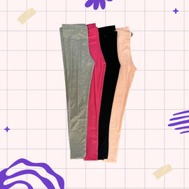 Licras para Niñas - Combos de 4 licras - Comb. #05 - El Pueblito