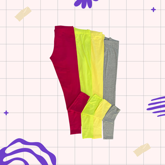 Licras para Niñas - Combos de 4 licras - Comb. #06 - El Pueblito