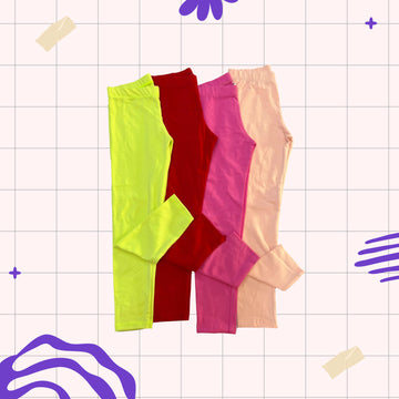 Licras para Niñas - Combos de 4 licras - Comb. #03 - El Pueblito