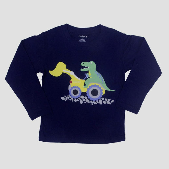 Playera de niño, marca Carter´s, con diseño. - El Pueblito