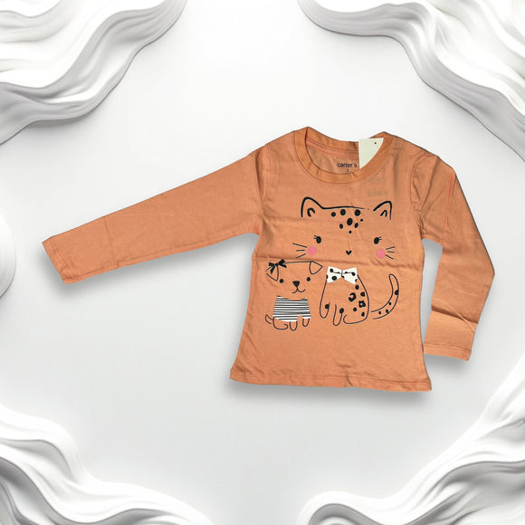 Blusa de niña, marca Carter´s, con diseño. - El Pueblito