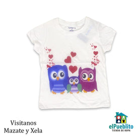 Blusa de niña, marca Carter´s, con diseño. - El Pueblito