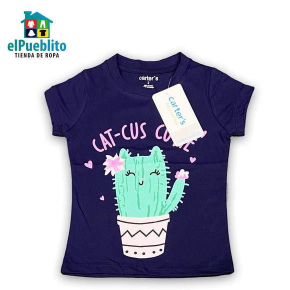 Blusa de niña, marca Carter´s, con diseño. - El Pueblito