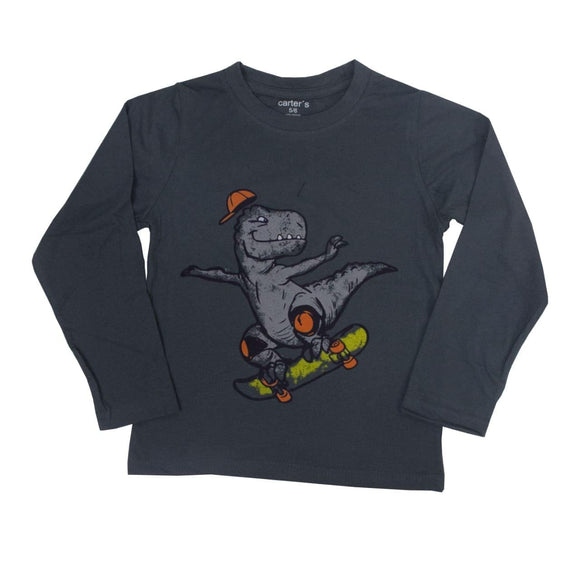 Playera de niño, marca Carter´s, con diseño. - El Pueblito