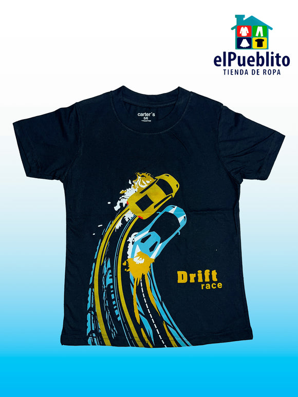 Playera de niño, marca Carter´s, con diseño. - El Pueblito