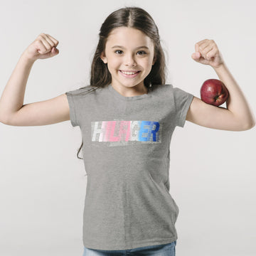Blusa de niña, marca Tommy Hilfiger, con diseño. - El Pueblito