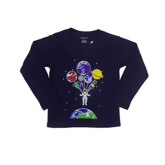 Playera de niño, marca Carter´s, con diseño. - El Pueblito