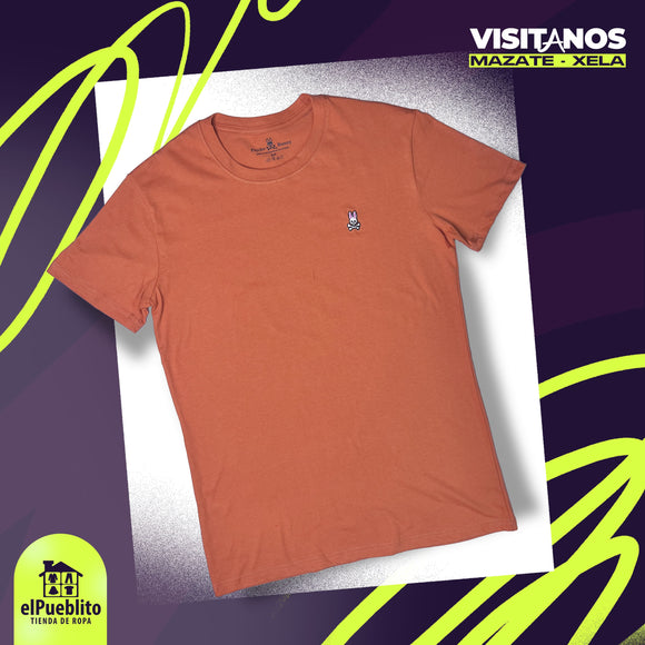 Playera de Hombre, Psycho Bunny, con logo bordado. - El Pueblito