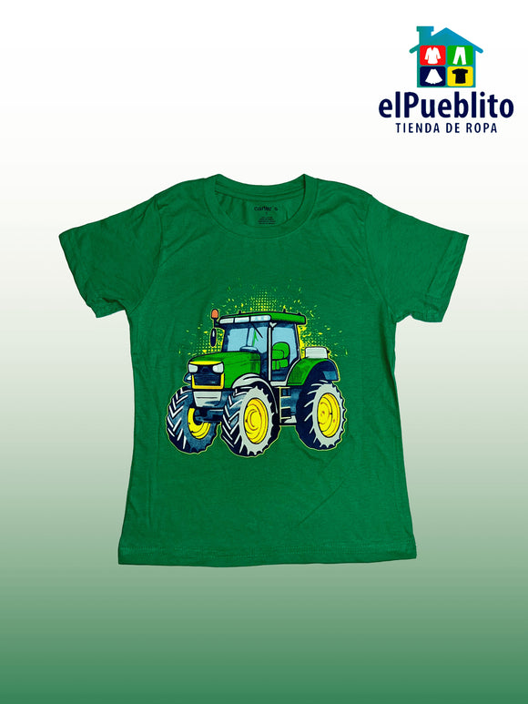 Playera de niño, marca Carter´s, con diseño. - El Pueblito