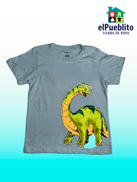 Playera de niño, marca Carter´s, con diseño. - El Pueblito