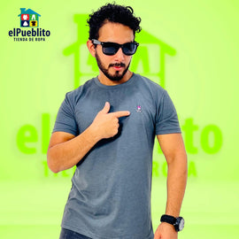 Playera de Hombre, Psycho Bunny, con logo bordado. - El Pueblito