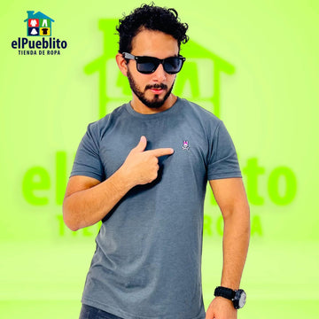 Playera de Hombre, Psycho Bunny, con logo bordado. - El Pueblito