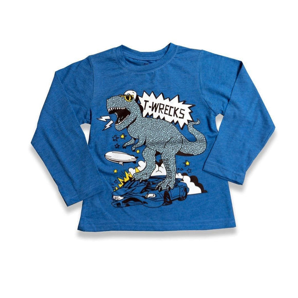 Playera de niño, marca Carter´s, con diseño. - El Pueblito