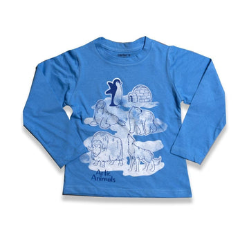 Playera de niño, marca Carter´s, con diseño. - El Pueblito
