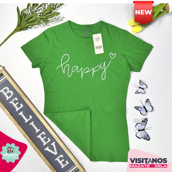 Blusa de Mujer, color verde, con diseño. - El Pueblito