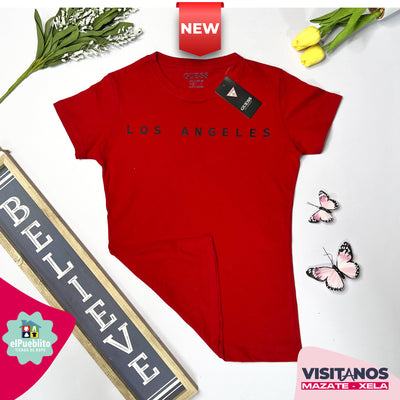 Blusa de Mujer, color rojo, con diseño. - El Pueblito