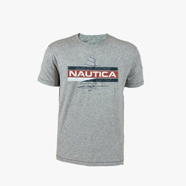 Playera de Hombre, color gris, con diseño. - El Pueblito