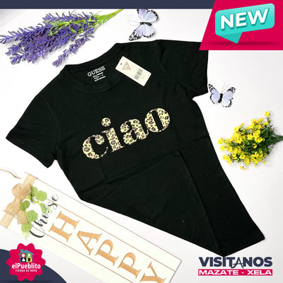 Blusa de Mujer, color negro, con diseño. - El Pueblito