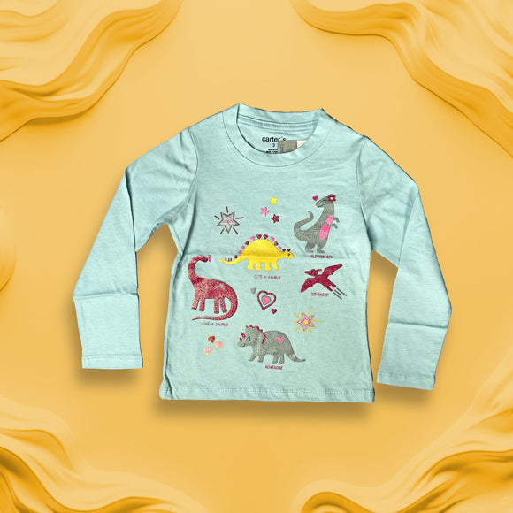 Blusa de niña, marca Carter´s, con diseño. - El Pueblito