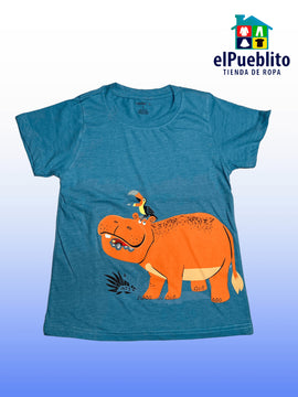 Playera de niño, marca Carter´s, con diseño. - El Pueblito