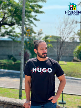 Playera de Hombre, Hugo Boss, con diseño. - El Pueblito
