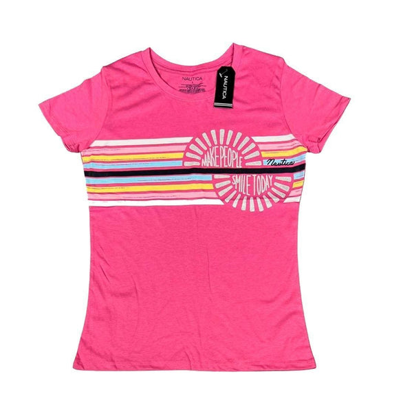 Blusa de niña, marca Nautica, con diseño. - El Pueblito