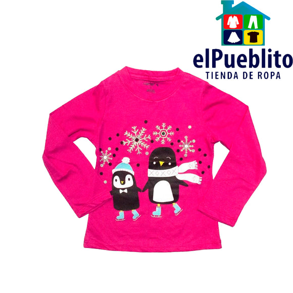 Blusa de niña, marca Carter´s, con diseño. - El Pueblito