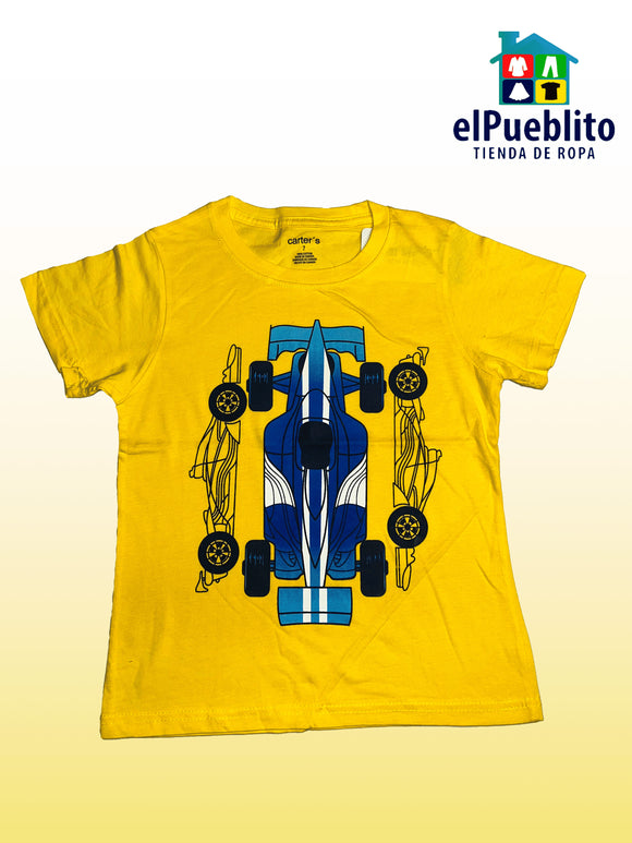 Playera de niño, marca Carter´s, con diseño. - El Pueblito