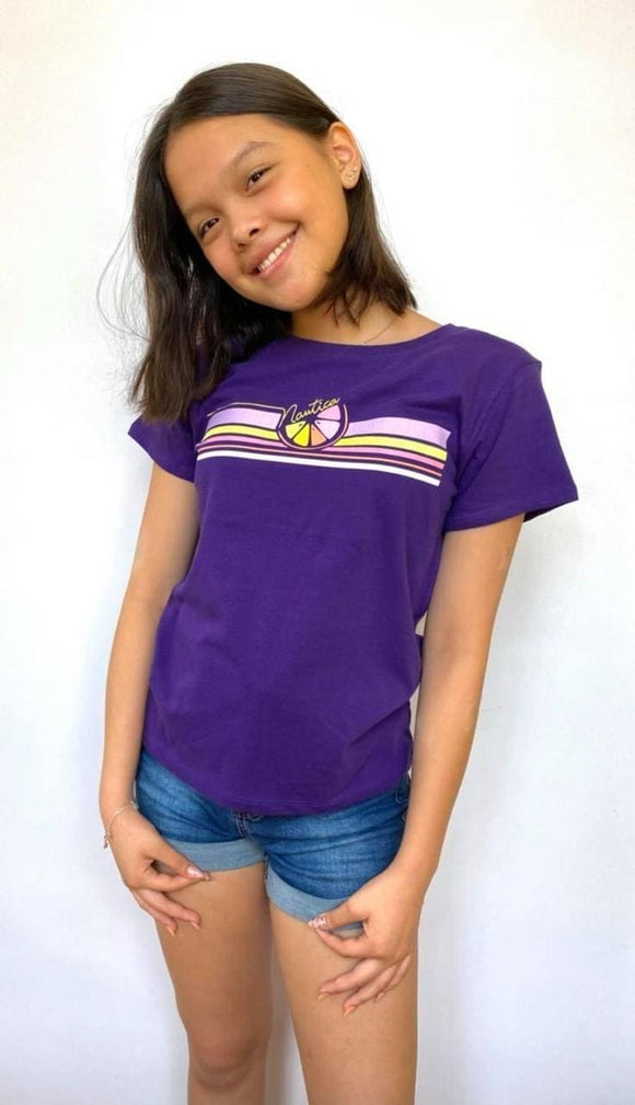 Blusa de niña, marca Nautica, con diseño. - El Pueblito