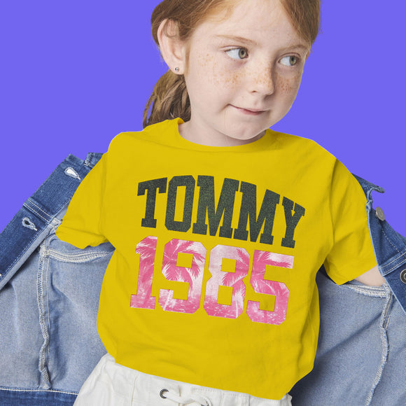 Blusa de niña, marca Tommy Hilfiger, con diseño. - El Pueblito
