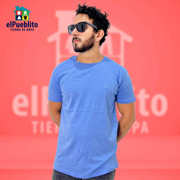 Playera de Hombre, Psycho Bunny, con logo bordado. - El Pueblito