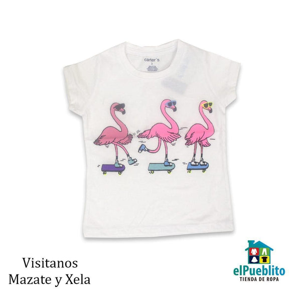Blusa de niña, marca Carter´s, con diseño. - El Pueblito