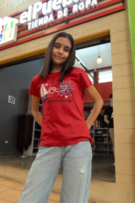 Blusa de niña, marca Nautica, con diseño. - El Pueblito