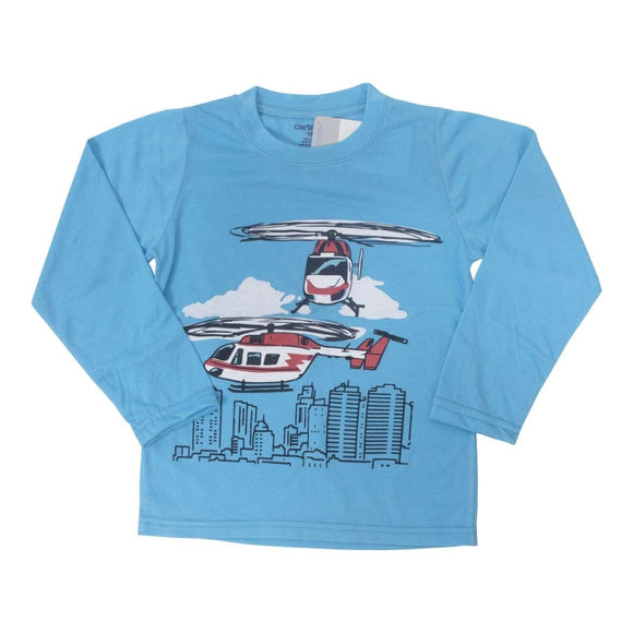 Playera de niño, marca Carter´s, con diseño. - El Pueblito