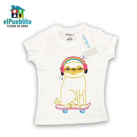 Blusa de niña, marca Carter´s, con diseño. - El Pueblito