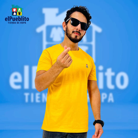 Playera de Hombre, Psycho Bunny, con logo bordado. - El Pueblito