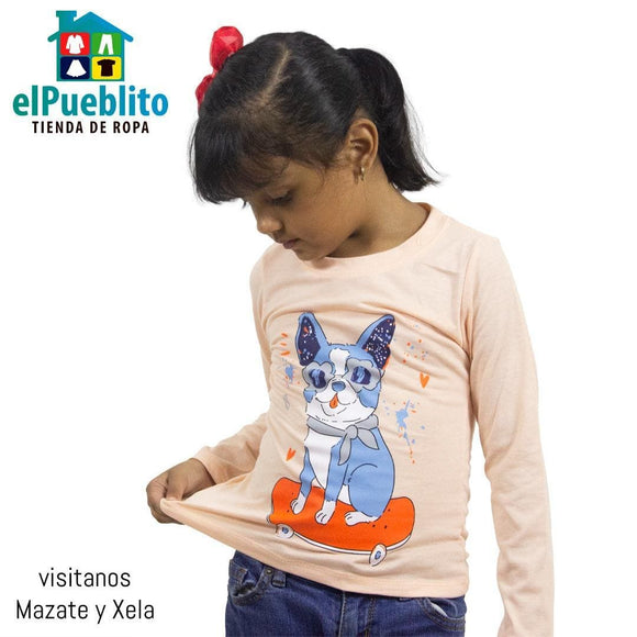 Blusa de niña, marca Carter´s, con diseño. - El Pueblito