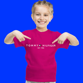Blusa de niña, marca Tommy Hilfiger, con diseño. - El Pueblito