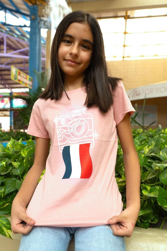 Blusa de niña, marca Nautica, con diseño. - El Pueblito