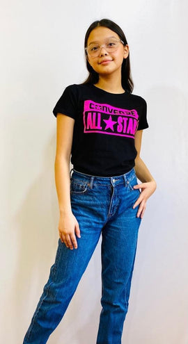 Blusa de niña, marca Converse, con diseño. - El Pueblito