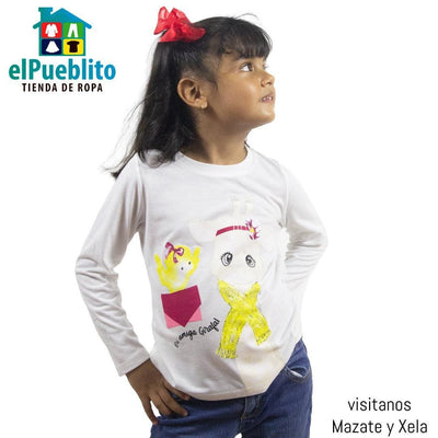 Blusa de niña, marca Carter´s, con diseño. - El Pueblito