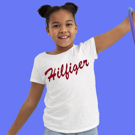 Blusa de niña, marca Tommy Hilfiger, con diseño. - El Pueblito