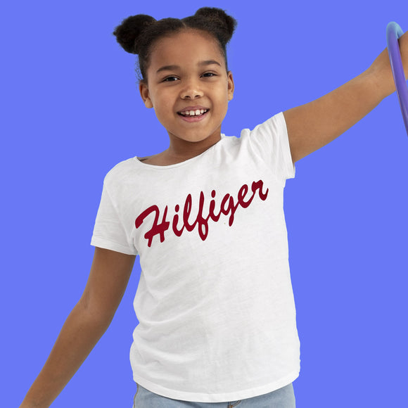 Blusa de niña, marca Tommy Hilfiger, con diseño. - El Pueblito