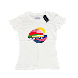 Blusa de niña, marca Nautica, con diseño. - El Pueblito