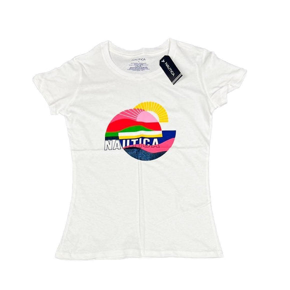 Blusa de niña, marca Nautica, con diseño. - El Pueblito