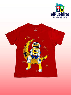 Playera de niño, marca Carter´s, con diseño. - El Pueblito