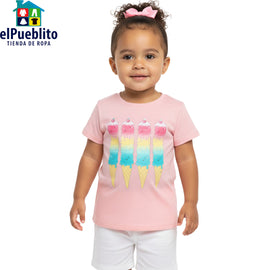 Blusa de niña marca Garanimals, con diseño.