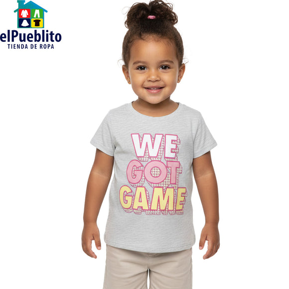 Blusa de niña marca Garanimals, con diseño.