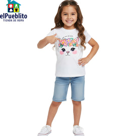 Blusa de niña, marca Carter´s, con diseño.